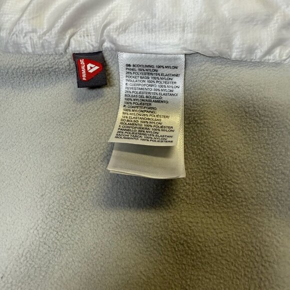 The North Face Women’s Flight Touji Vest Medium White Gray Primaloft EUC - Picture 9 of 12